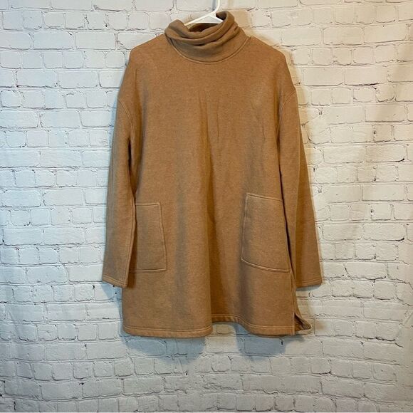 Free People Beach Cowl Neck Sweatshirt Tunic size XS - Picture 1 of 7